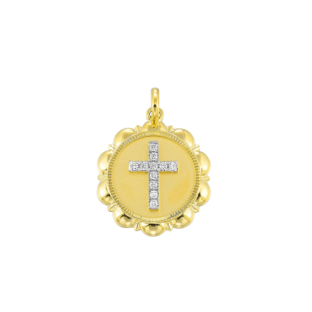 14Kt Yellow Gold Diamond 1/20Ctw Pendant