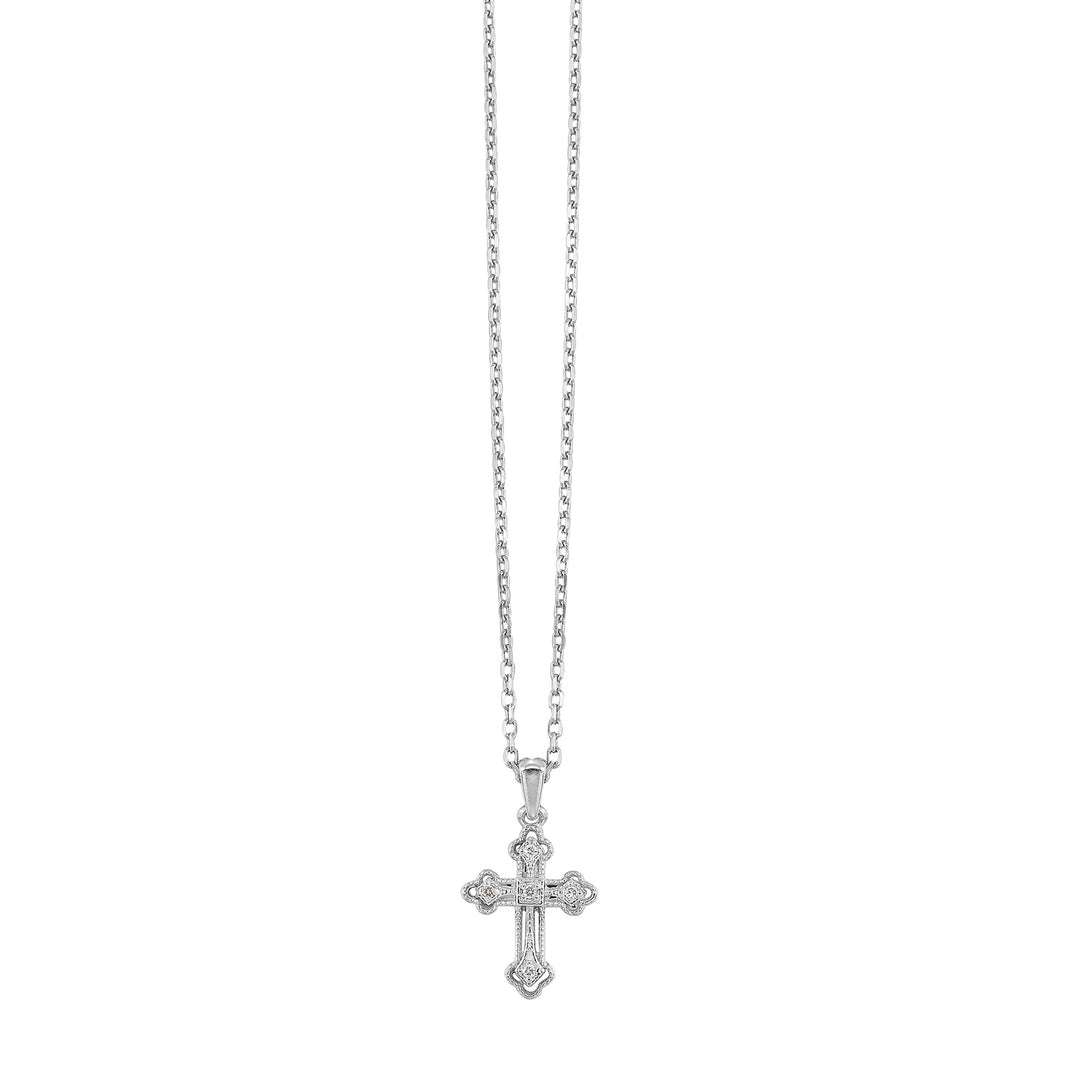 Silver Diamond 1/4Ctw Pendant