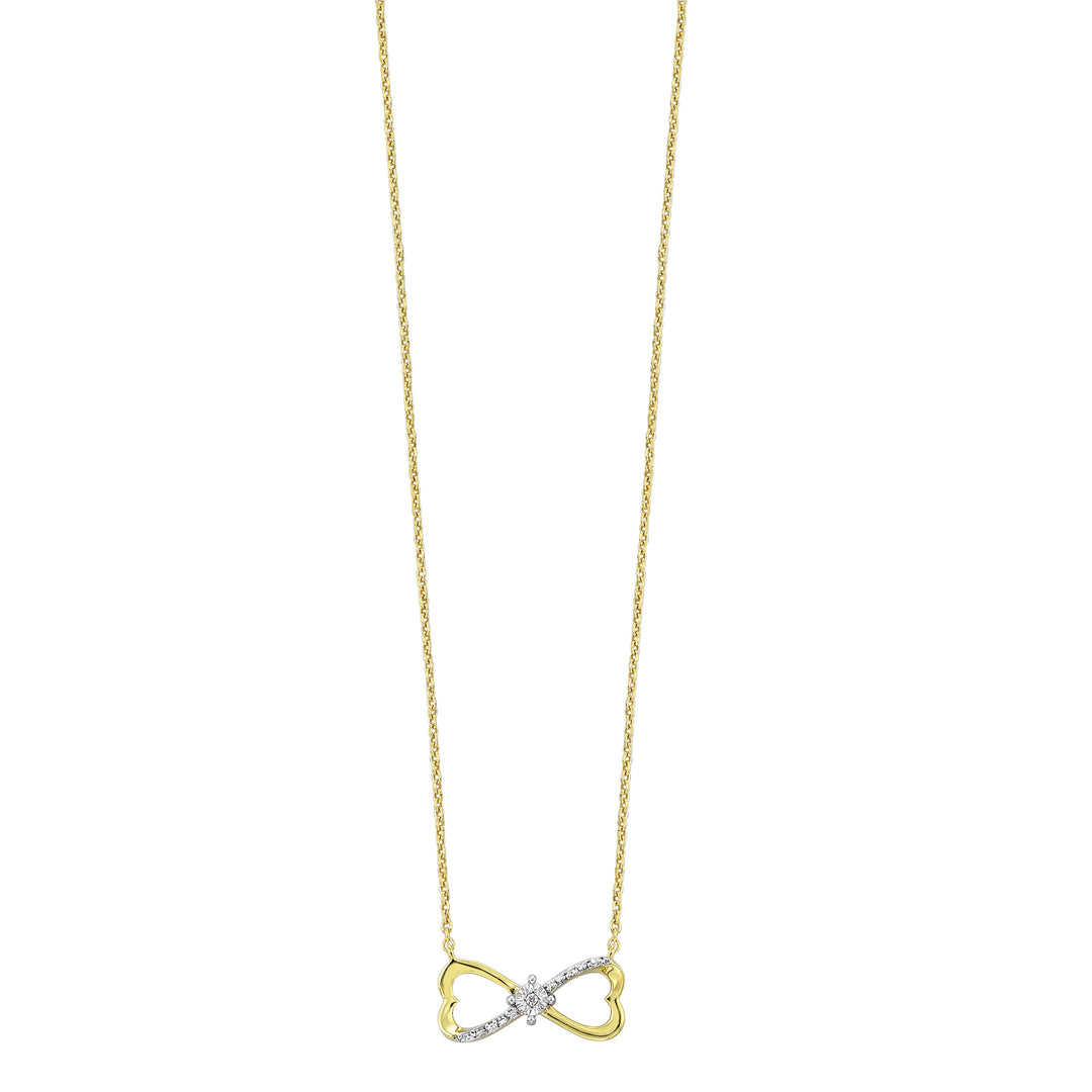 10Kt Yellow Gold Diamond 1/20CTW Pendant