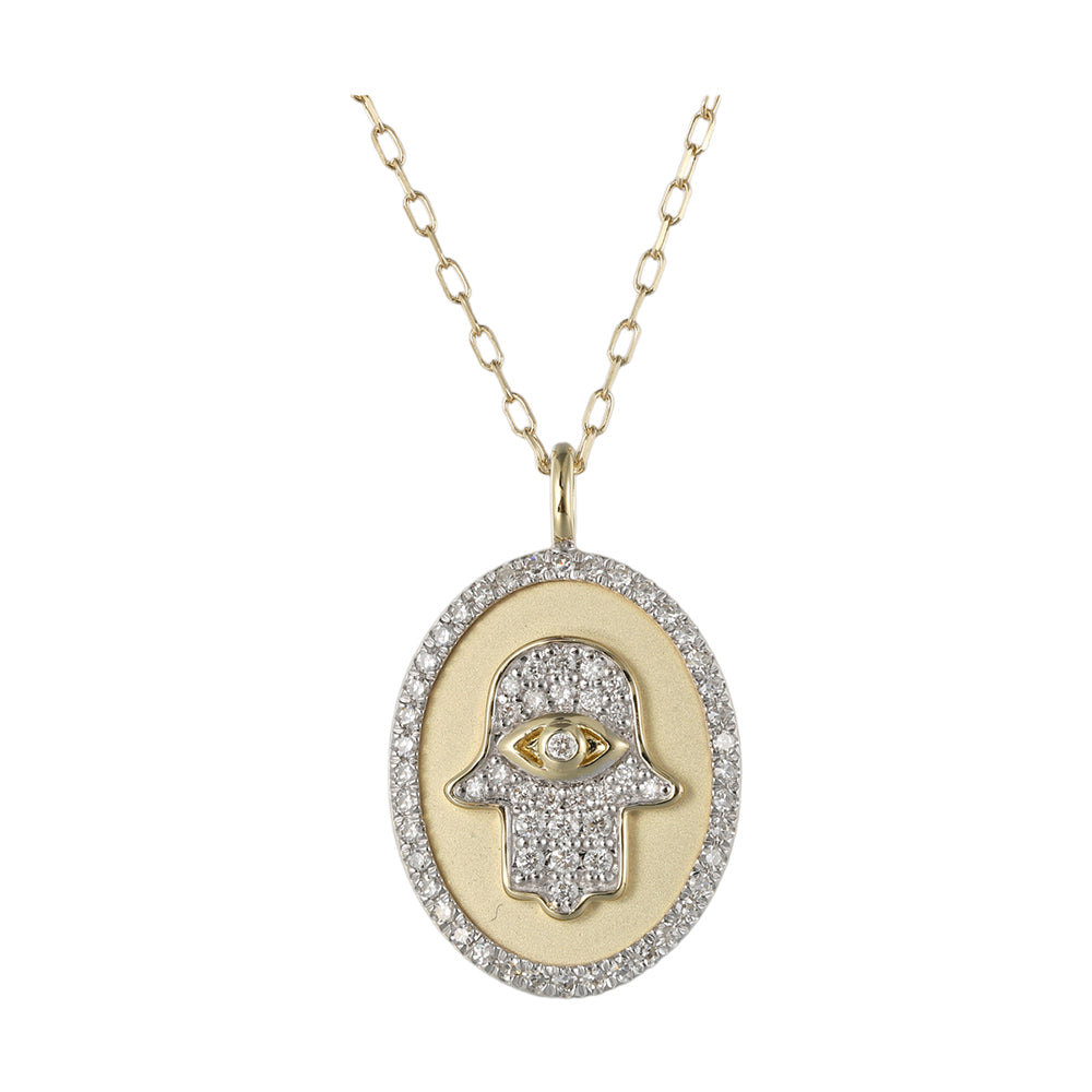 14Kt Yellow Gold Diamond 1/5Ctw Pendant