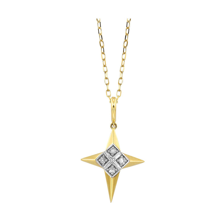 14Kt Yellow Gold Diamond 1/12Ctw Pendant