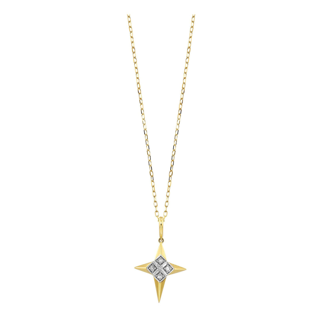 14Kt Yellow Gold Diamond 1/12Ctw Pendant