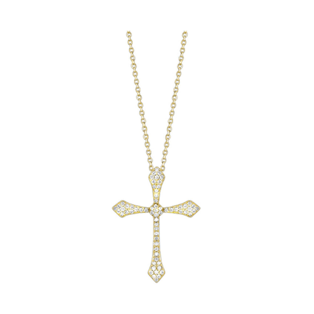 14Kt Yellow Gold Diamond 1/8Ctw Pendant