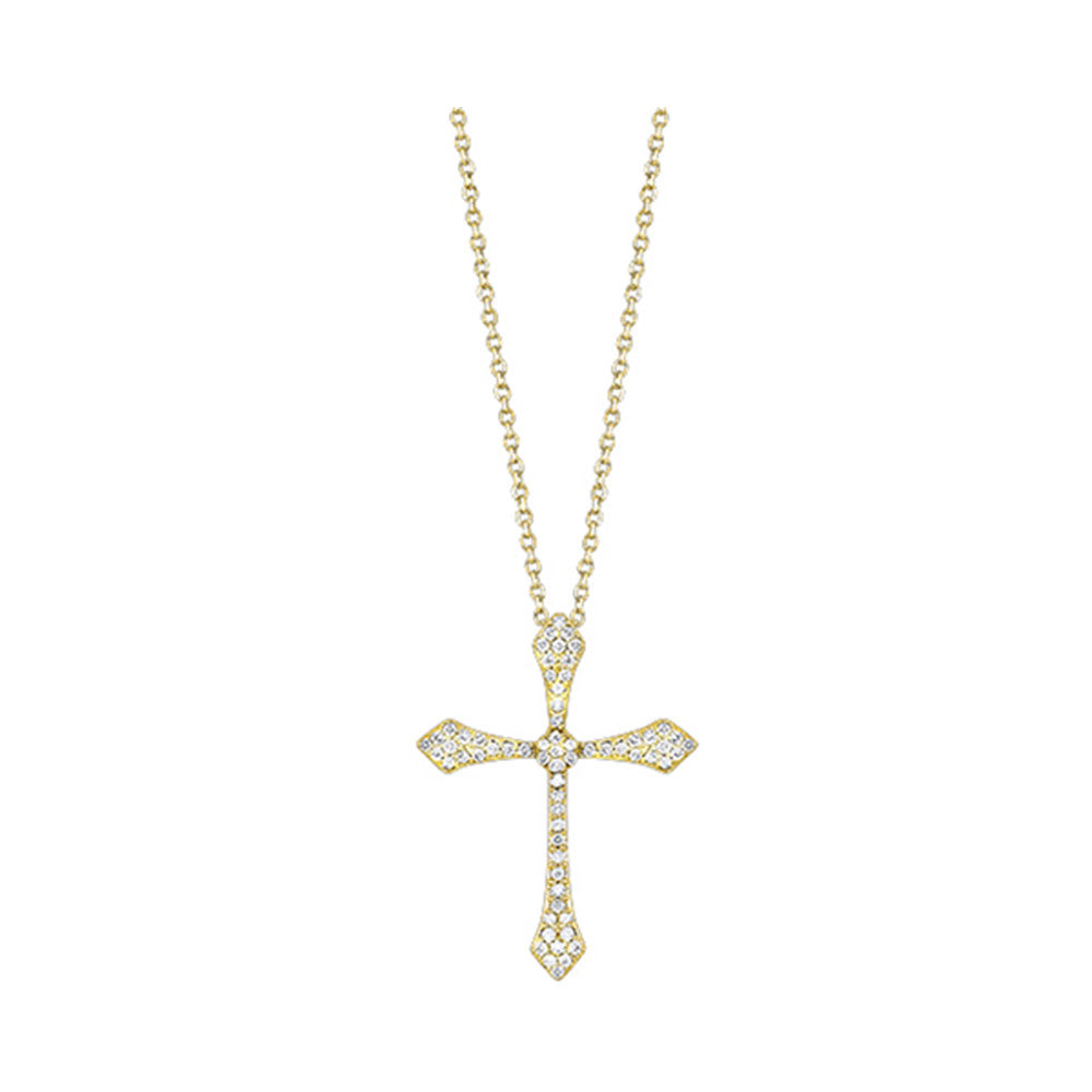 14Kt Yellow Gold Diamond 1/20Ctw Pendant