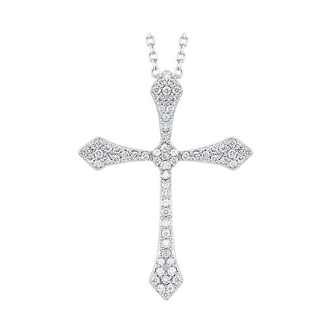 14Kt White Gold Diamond 1/7Ctw Pendant