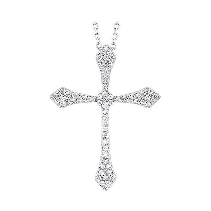 14Kt White Gold Diamond 1/7Ctw Pendant