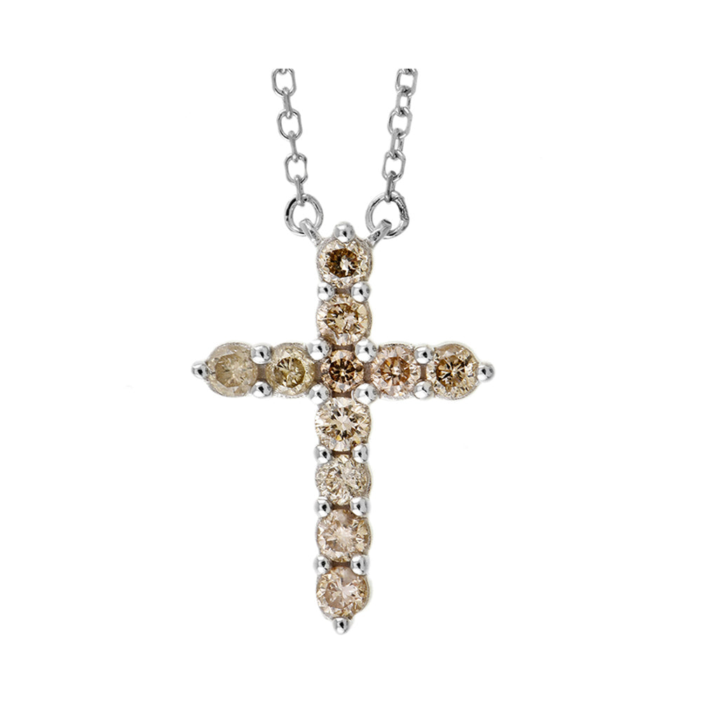 14Kt White Gold Diamond 1/4Ctw Pendant
