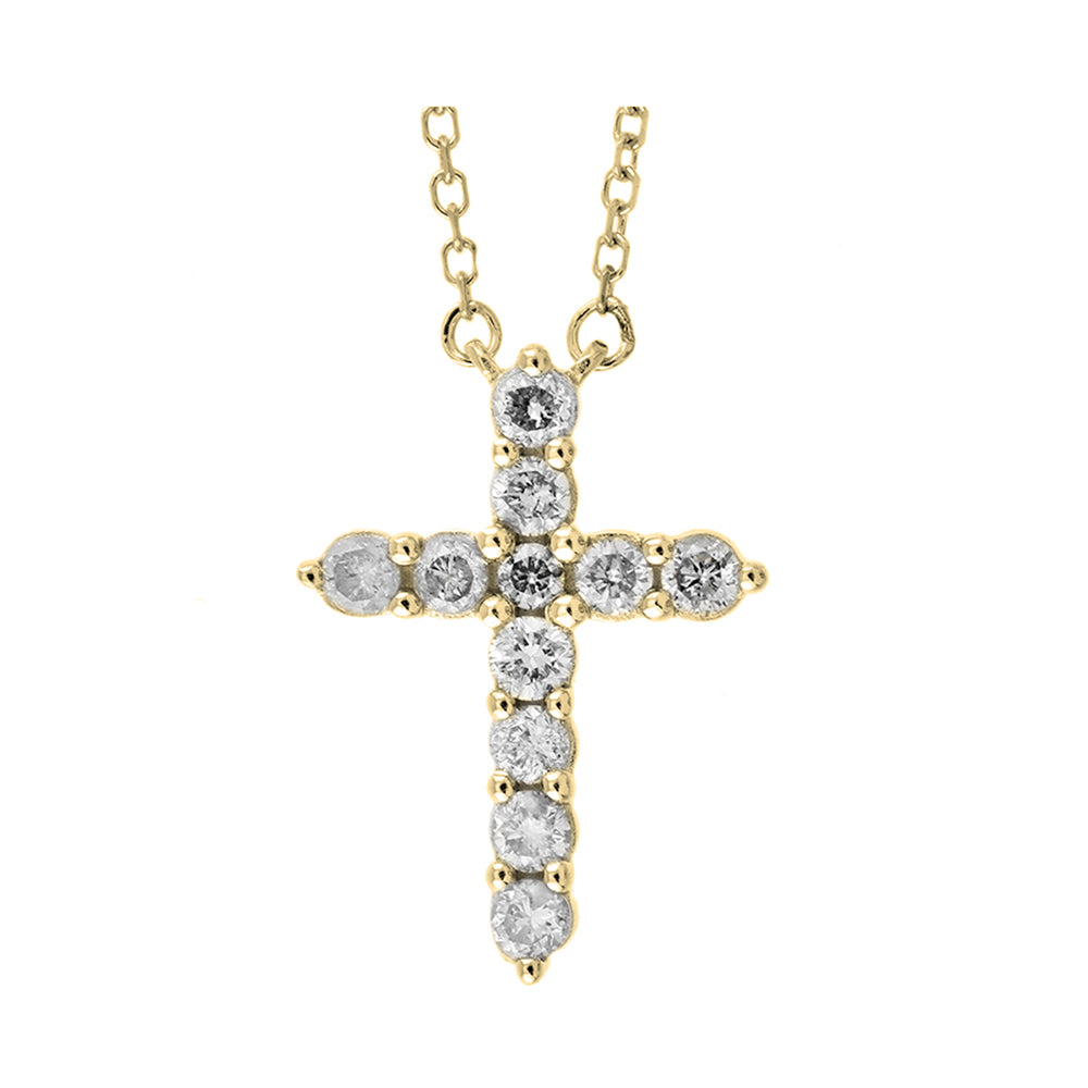 14Kt Yellow Gold Diamond 1/4Ctw Pendant