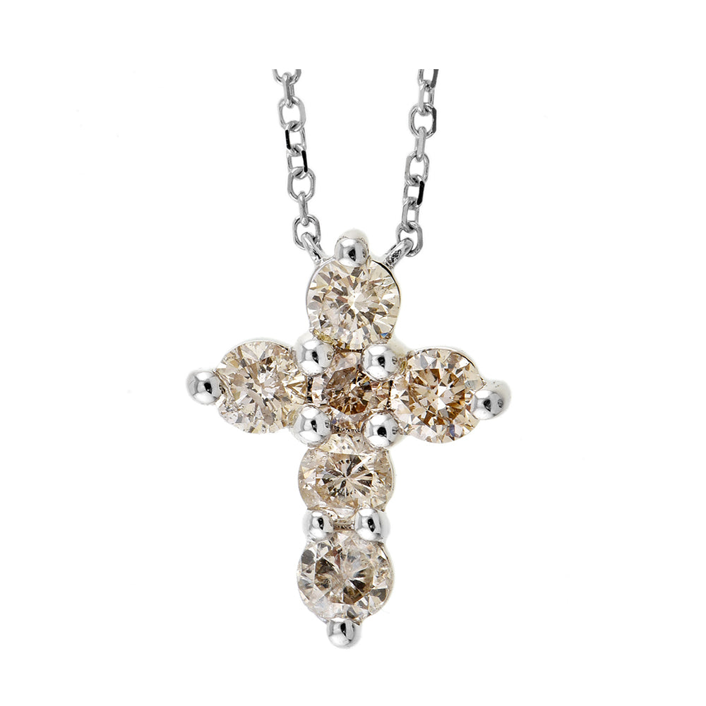 14Kt White Gold Diamond 1/2Ctw Pendant