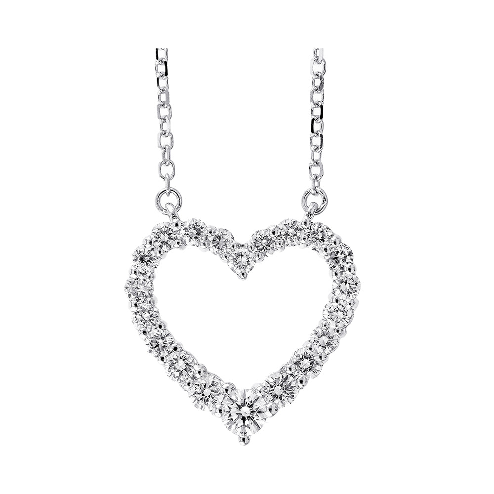 14Kt White Gold Diamond 1/3Ctw Pendant
