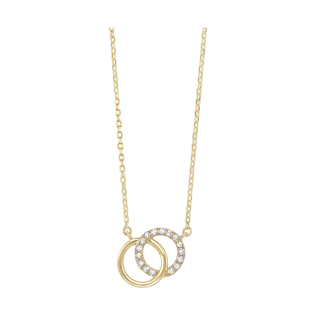 14Kt Yellow Gold Diamond 1/12Ctw Pendant
