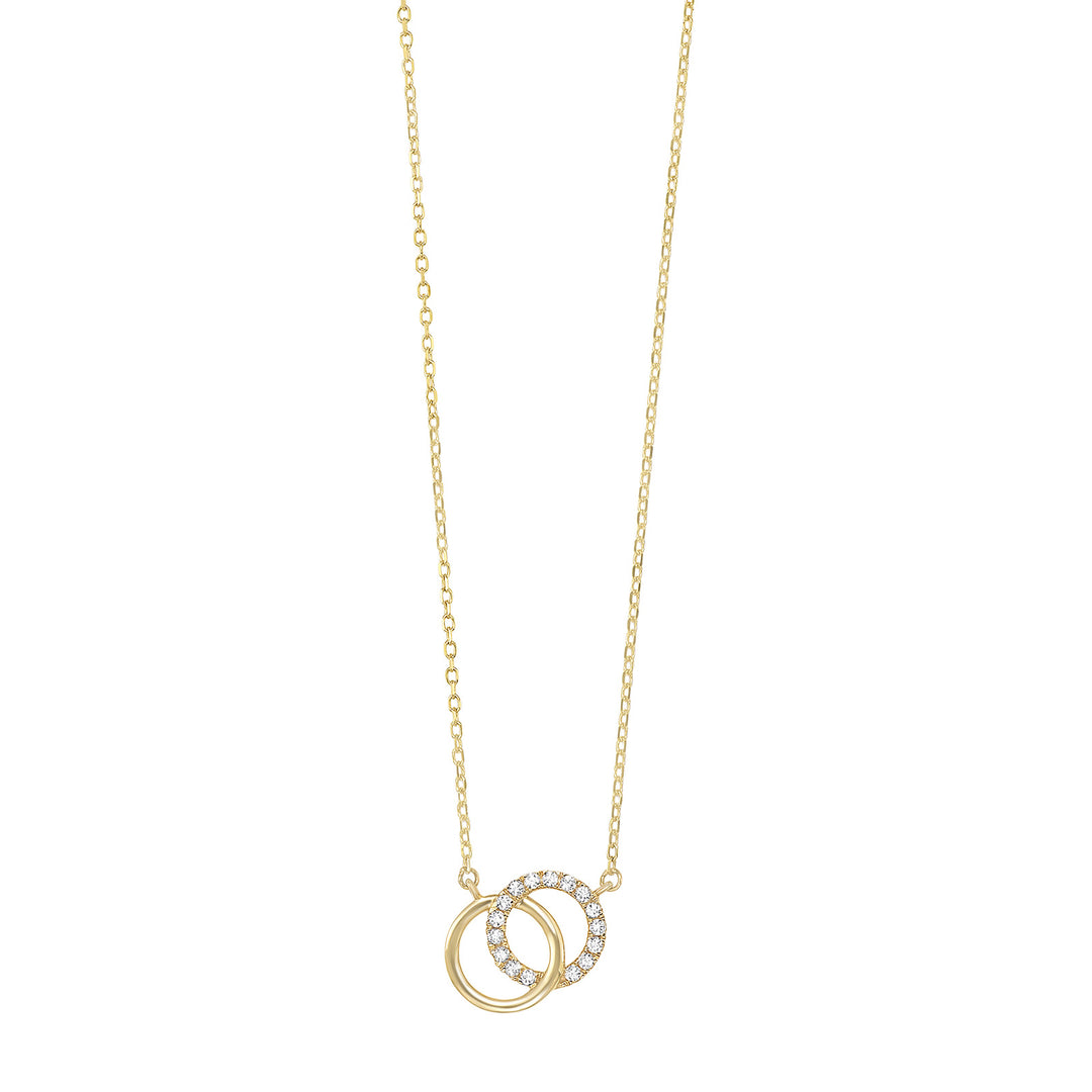 14Kt Yellow Gold Diamond 1/12Ctw Pendant