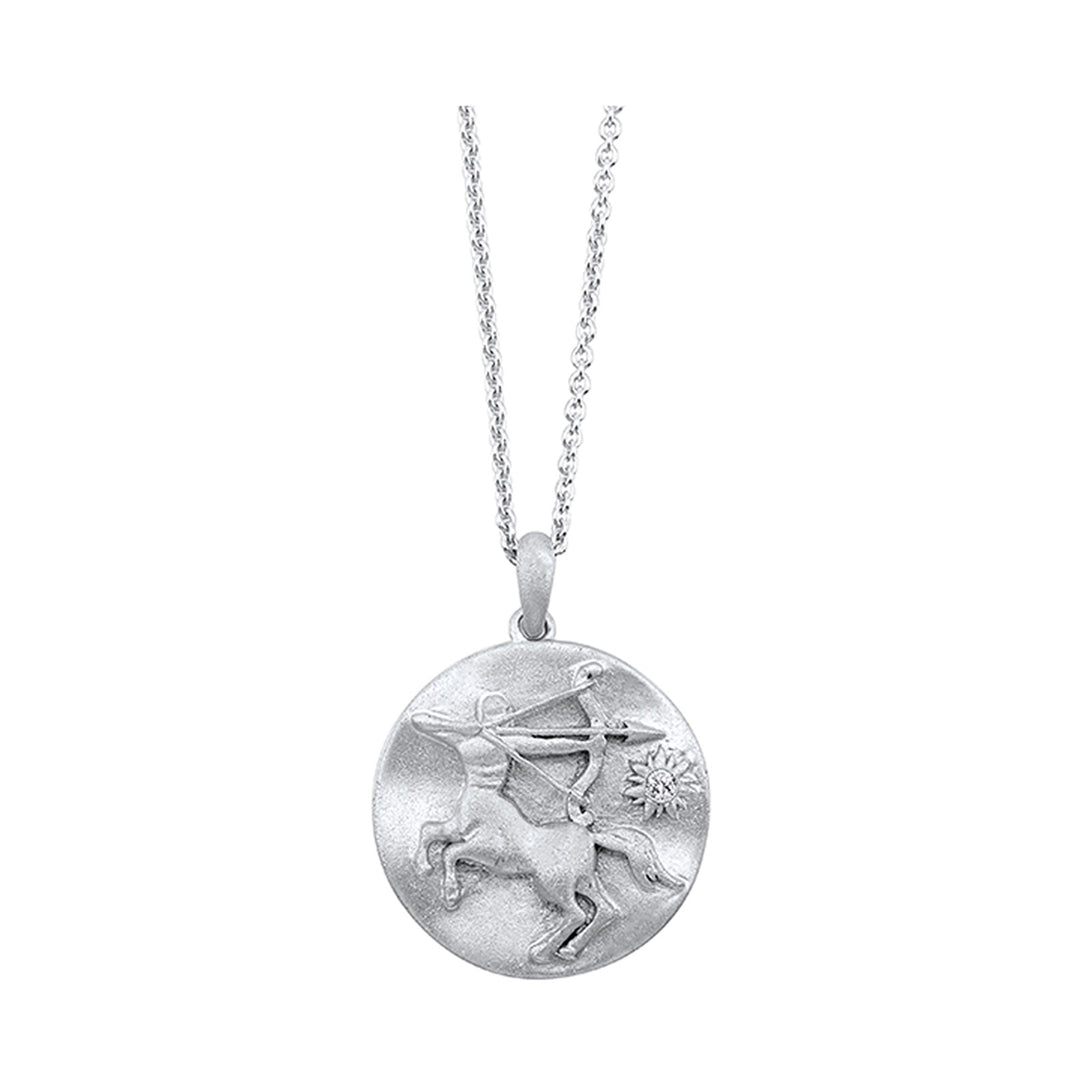 Silver Diamond 1/50Ctw Pendant
