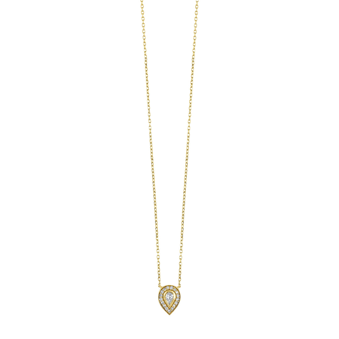 10Kt Yellow Gold Diamond 1/7Ctw Pendant