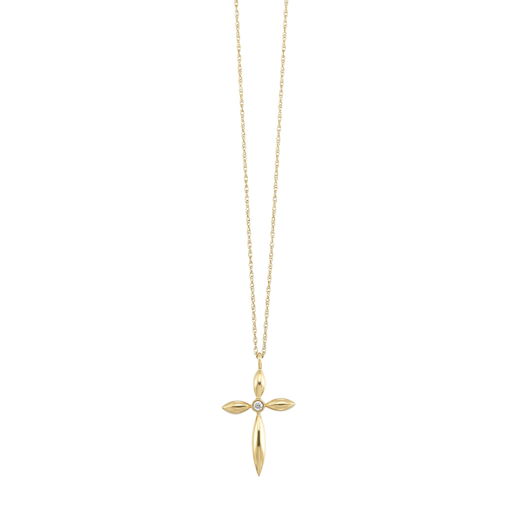 10Kt Yellow Gold Diamond 1/50Ctw Pendant