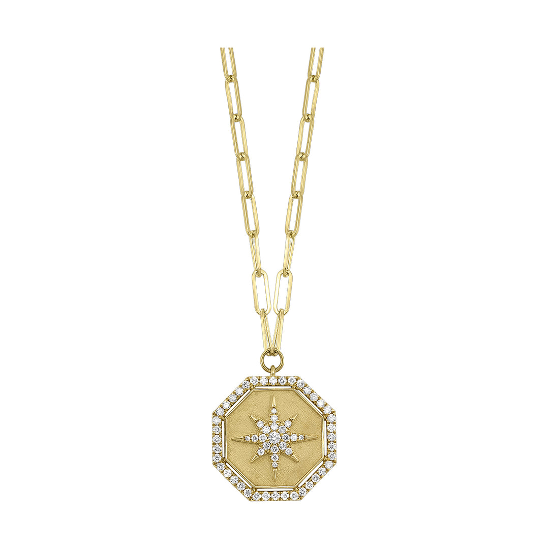 14Kt Yellow Gold Diamond 1/2Ctw Pendant
