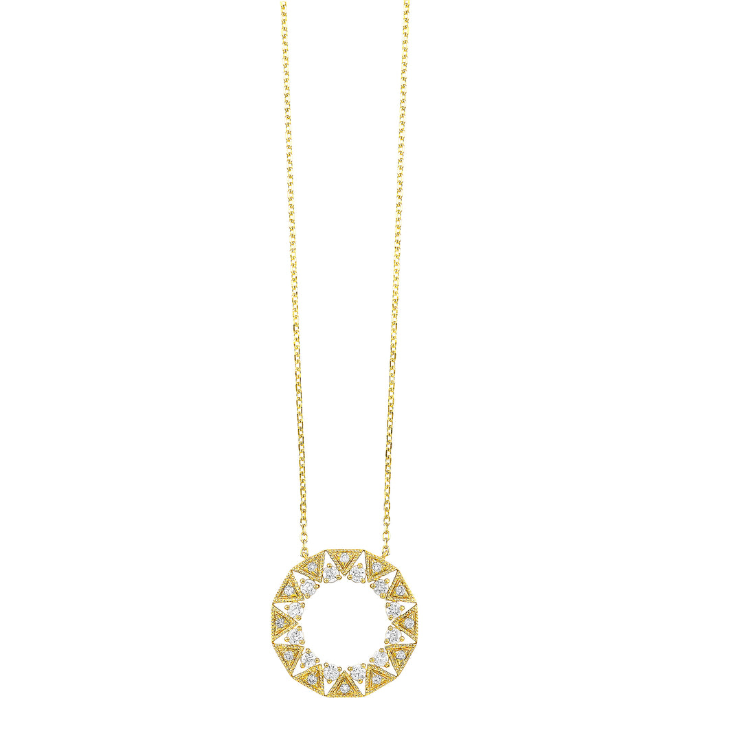 10Kt Yellow Gold Diamond 1/3Ctw Pendant