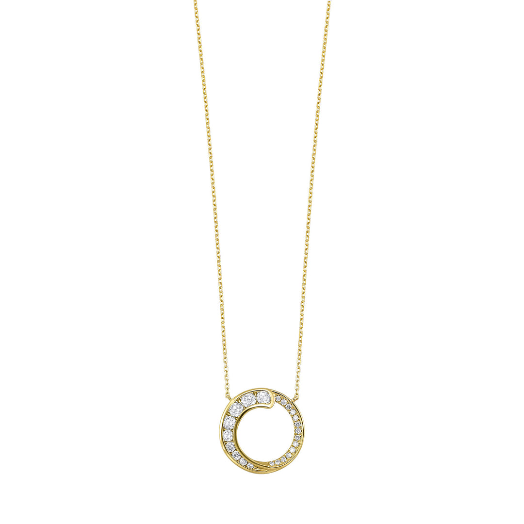 14Kt Yellow Gold Diamond 1/2Ctw Pendant