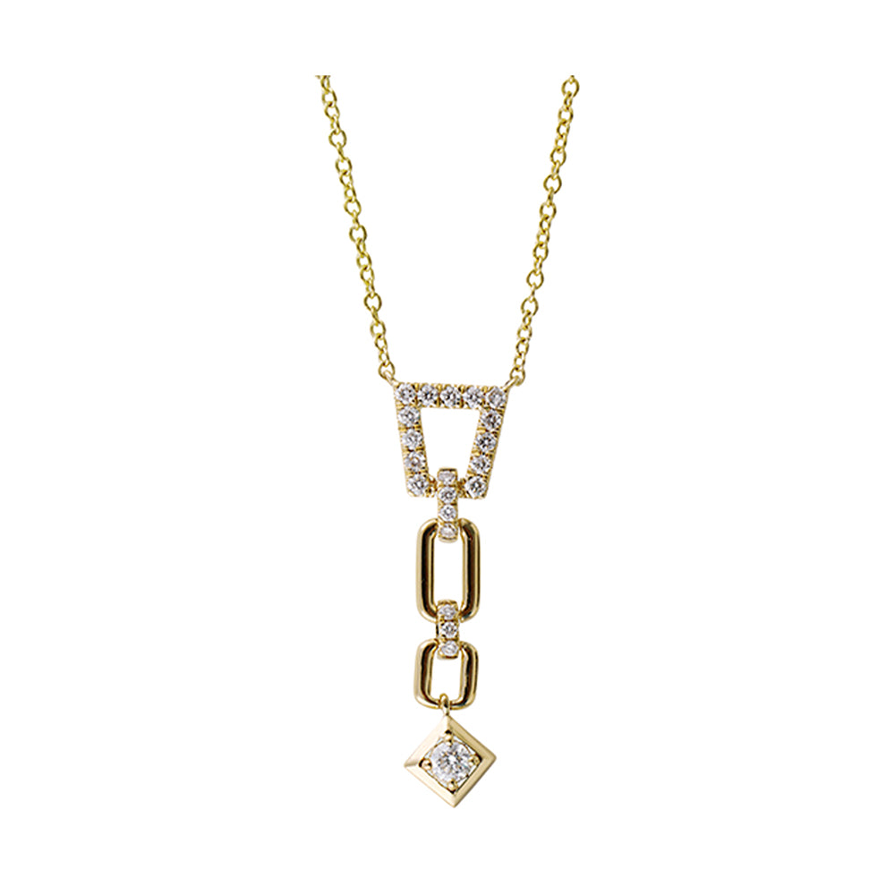14Kt Yellow Gold Diamond 1/4Ctw Pendant