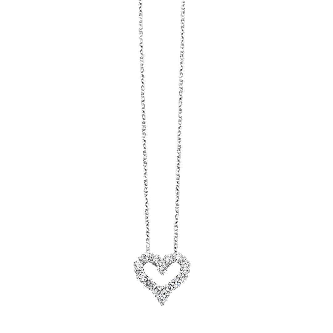 14Kt White Gold Diamond 5/8Ctw Pendant