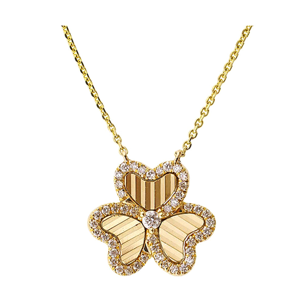 14Kt Yellow Gold Diamond 1/7Ctw Pendant