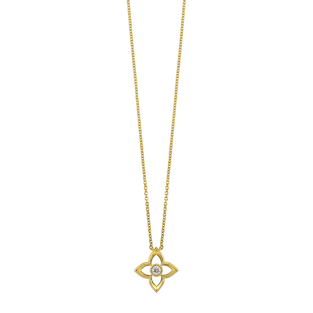 14Kt Yellow Gold Diamond 1/20Ctw Pendant