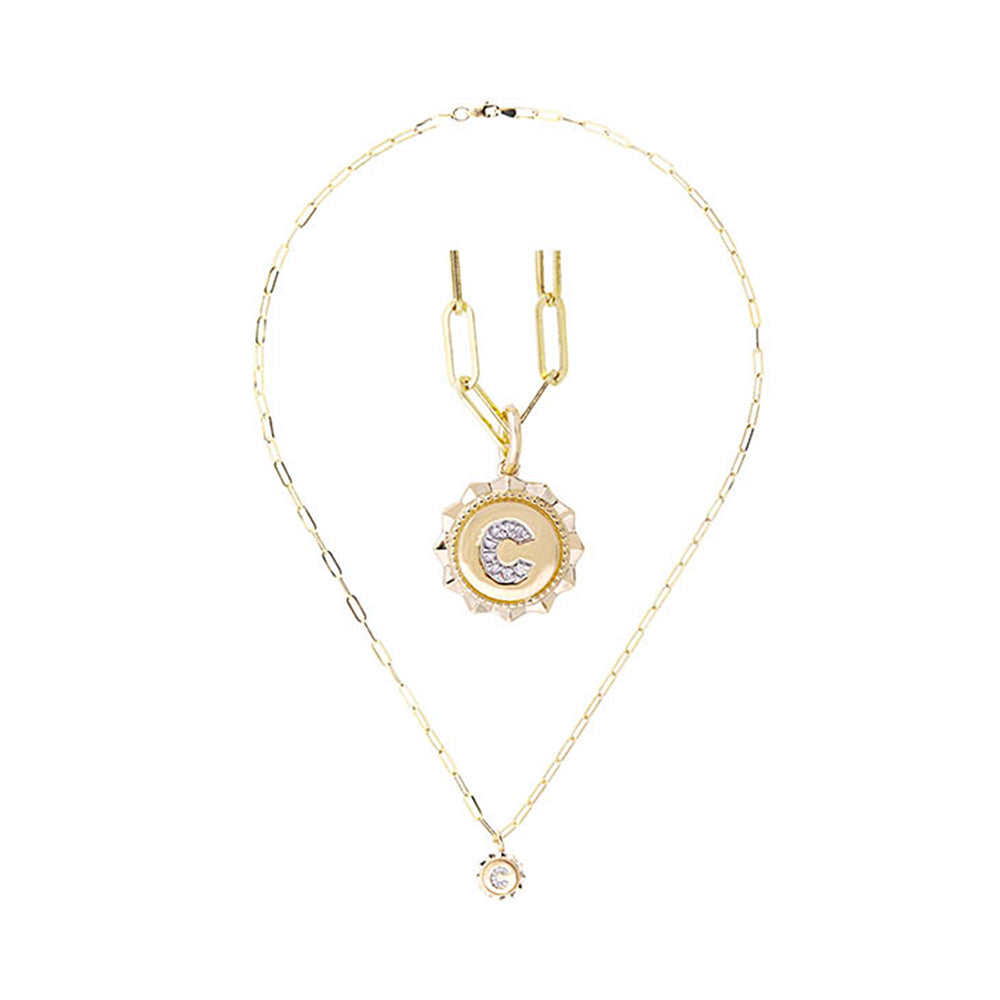 14Kt Yellow Gold Diamond 1/50Ctw Pendant