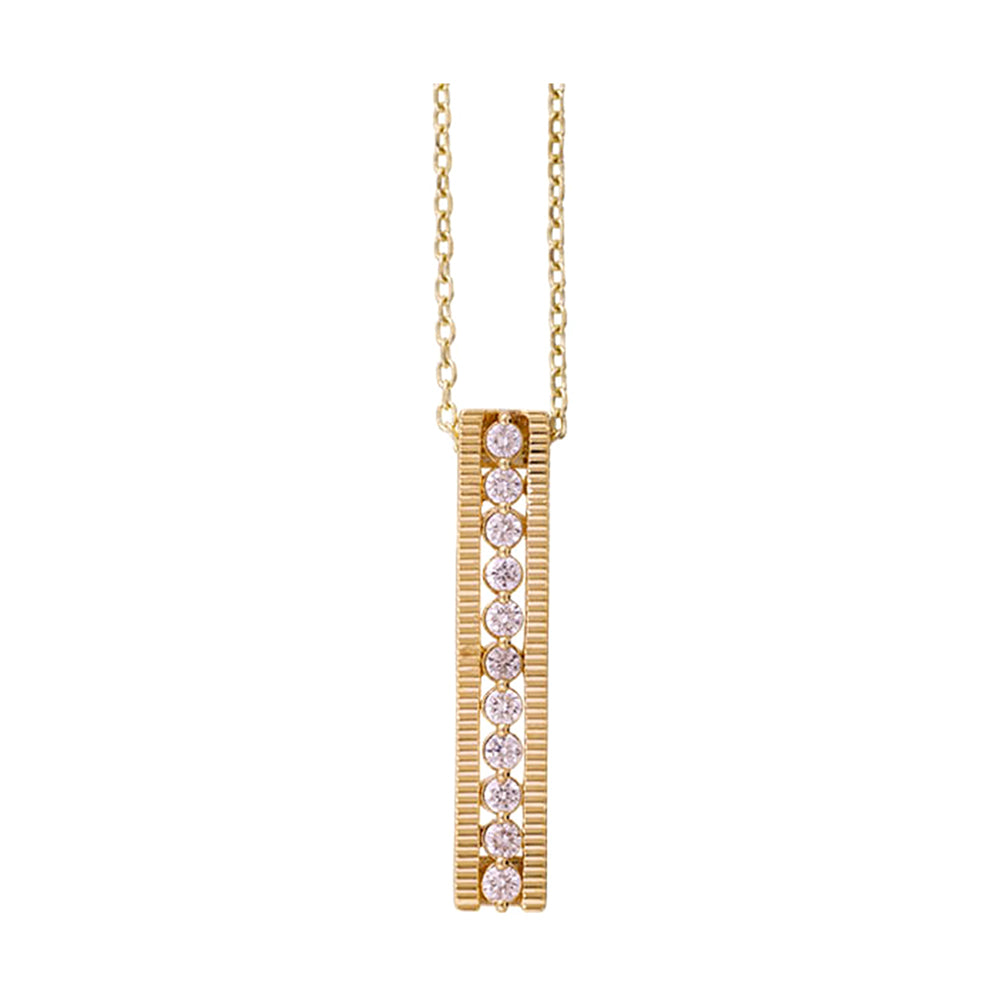 14Kt Yellow Gold Diamond 1/5Ctw Pendant