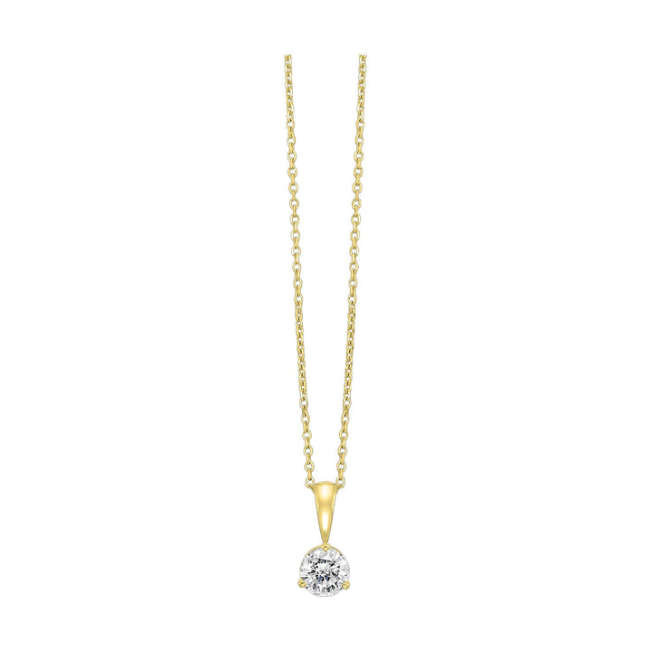 14Kt Yellow Gold Diamond 1Ctw Pendant