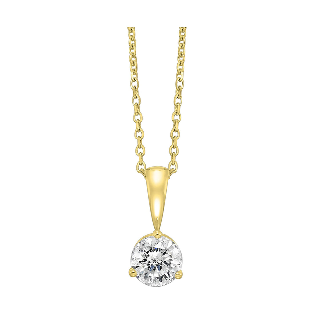 14Kt Yellow Gold Diamond 1/3Ctw Pendant