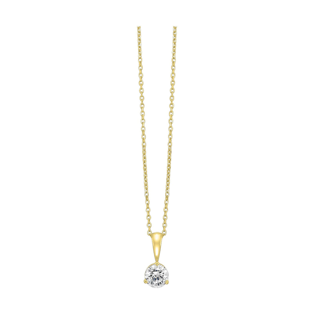 14Kt Yellow Gold Diamond 1/3Ctw Pendant