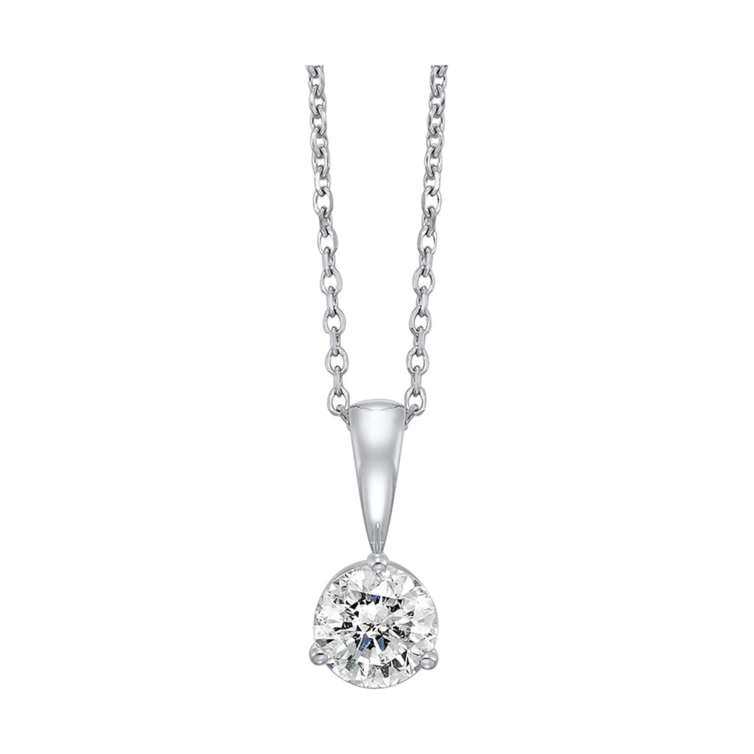 14Kt White Gold Diamond 1/2Ctw Pendant
