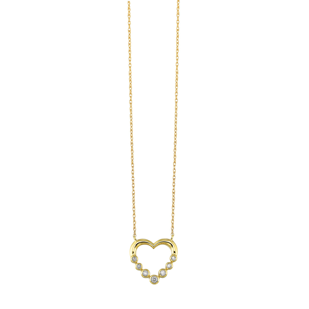 10Kt Yellow Gold Diamond 1/8Ctw Pendant