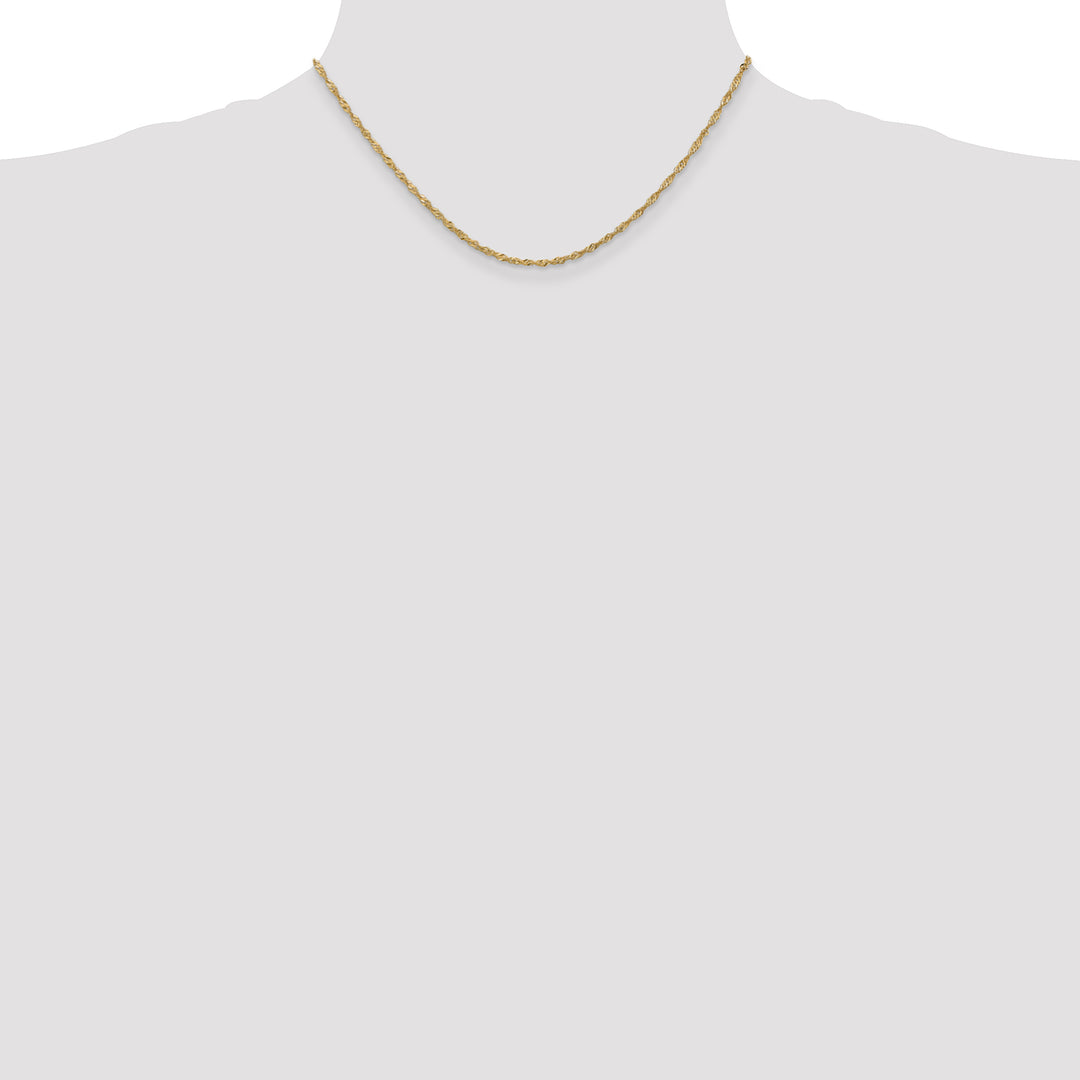 14k 1.70mm Singapore Chain