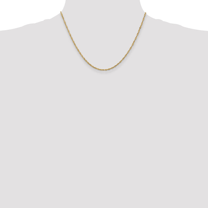 14k 1.70mm Singapore Chain