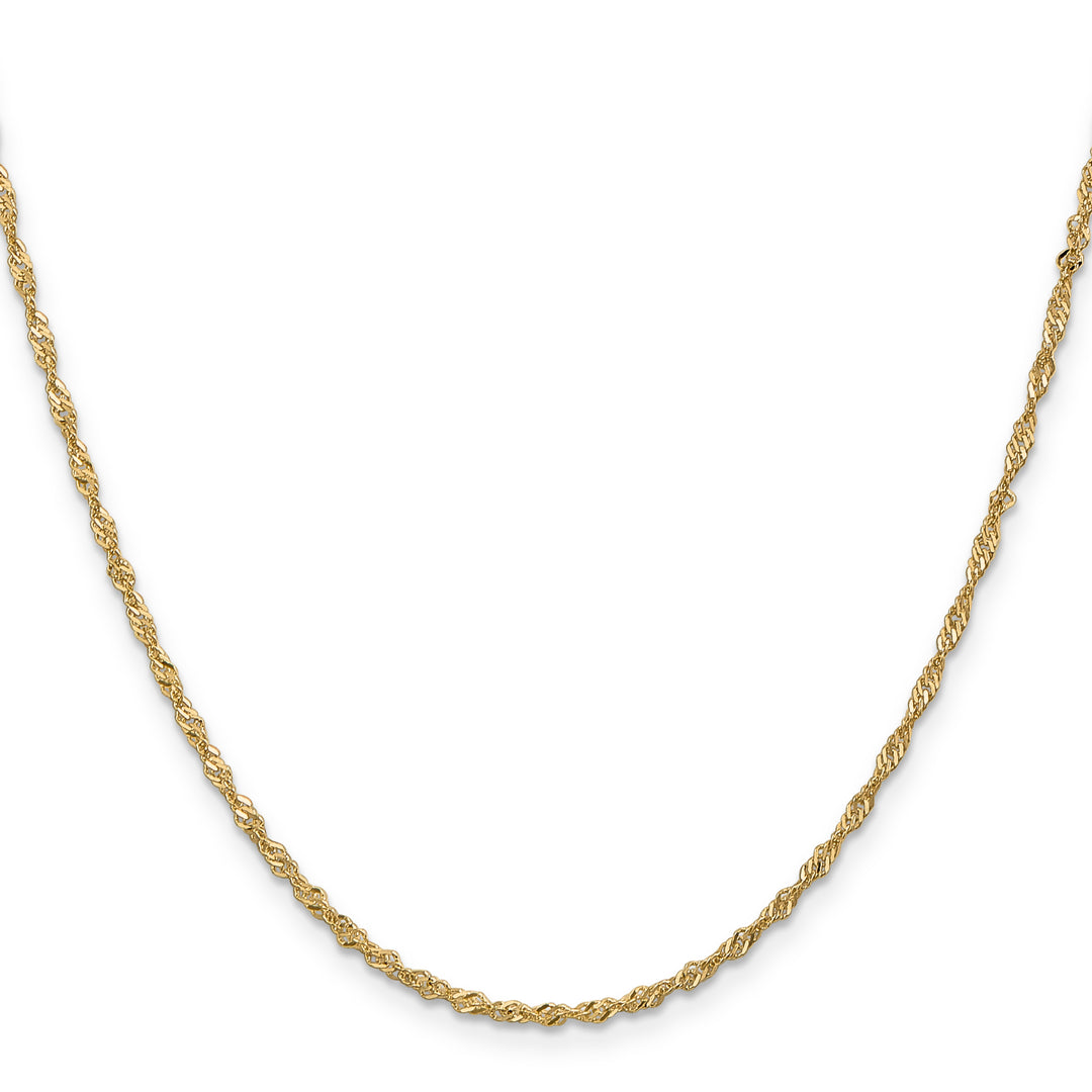14k 1.70mm Singapore Chain