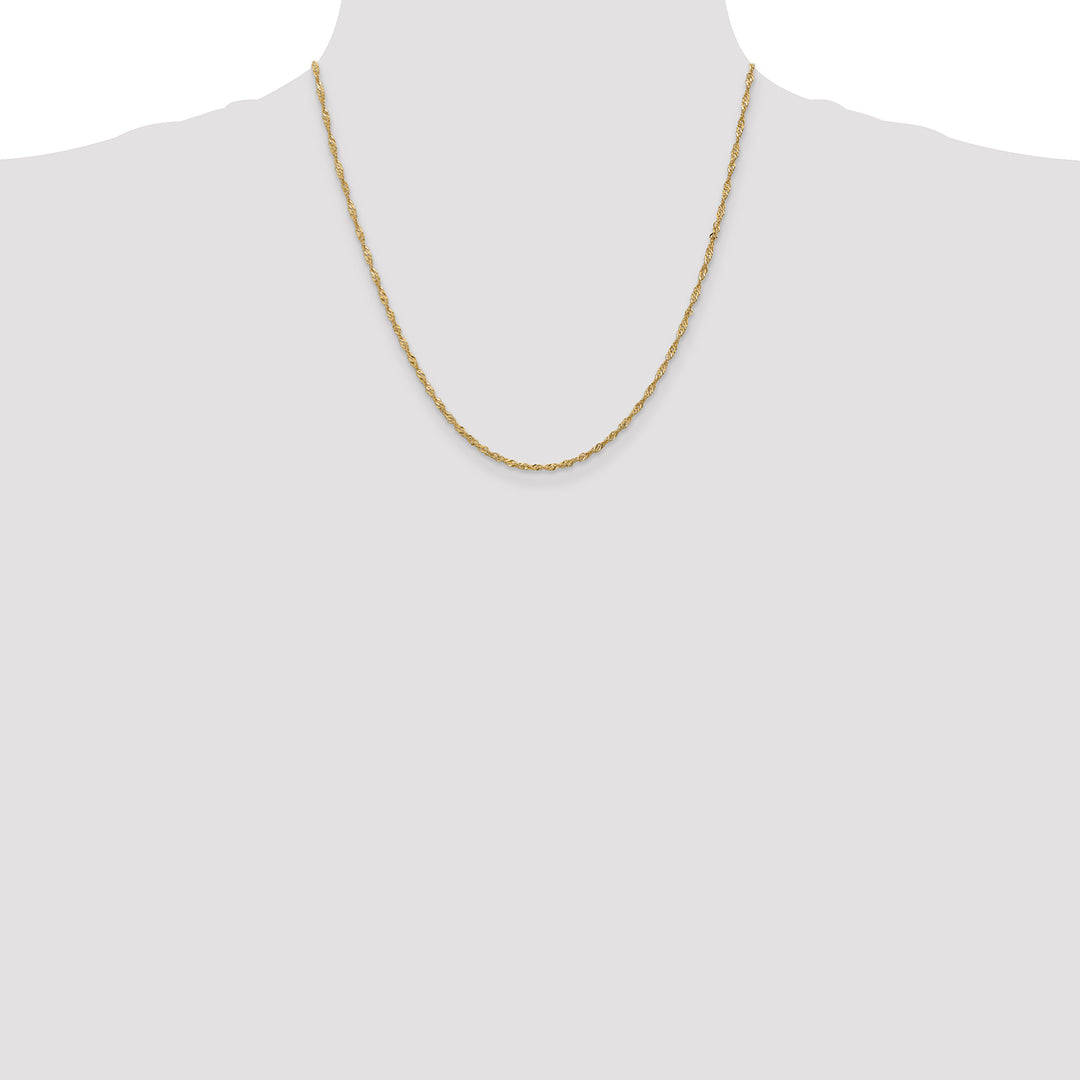 14k 1.70mm Singapore Chain