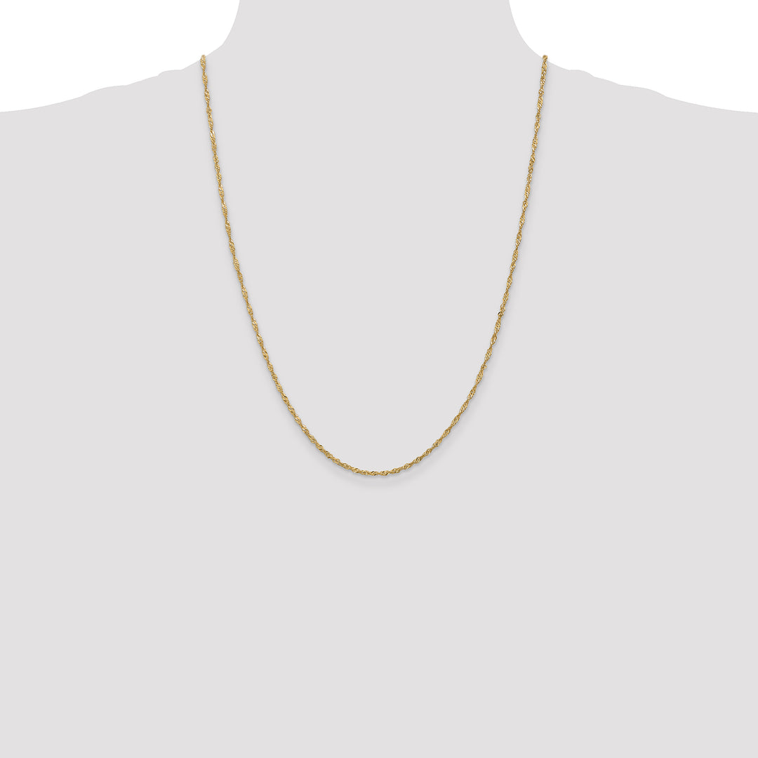 14k 1.70mm Singapore Chain