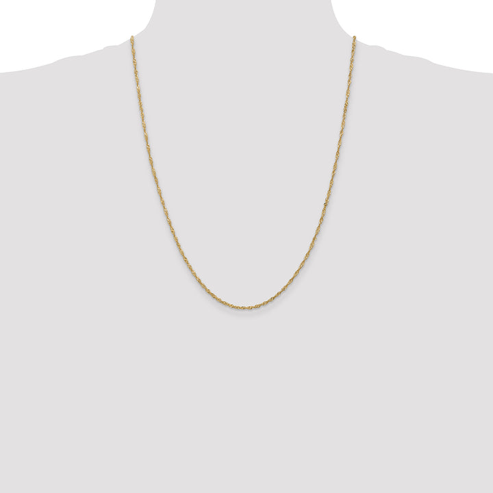 14k 1.70mm Singapore Chain