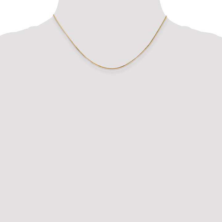 14k .9mm Curb Pendant Chain
