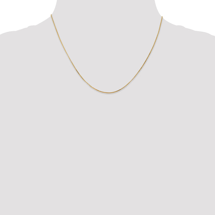 14k .9mm Curb Pendant Chain