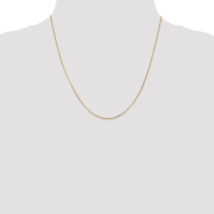 14k .9mm Curb Pendant Chain