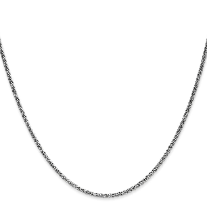 14k White Gold 1.7mm Spiga Chain