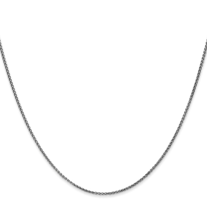 14k White Gold 1.25mm D/C Spiga Chain