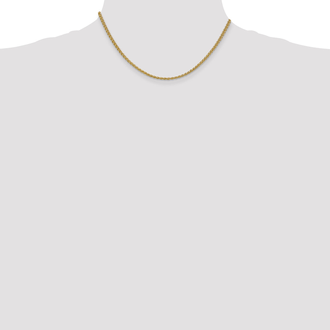 14k 2.1mm Spiga Chain