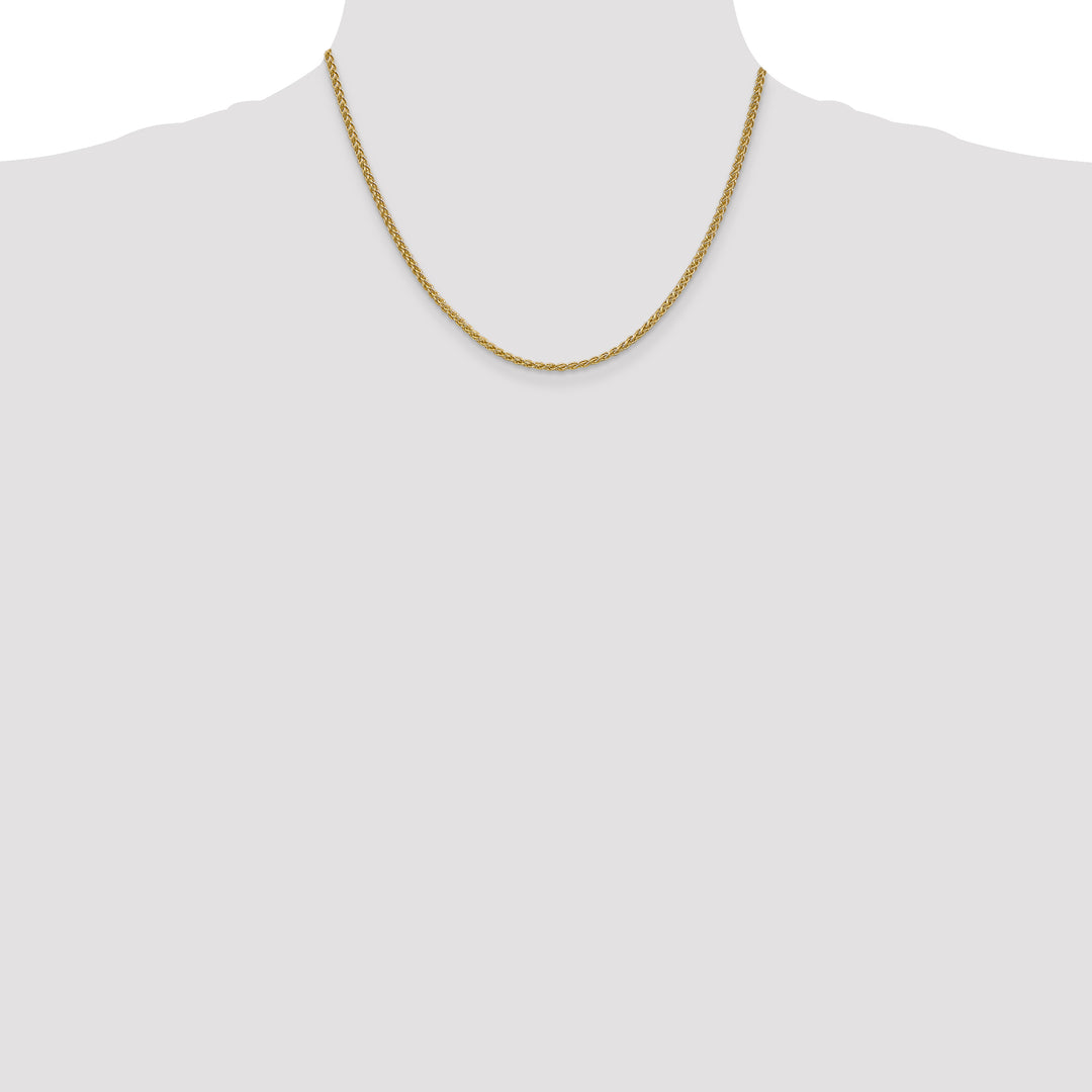14k 2.1mm Spiga Chain