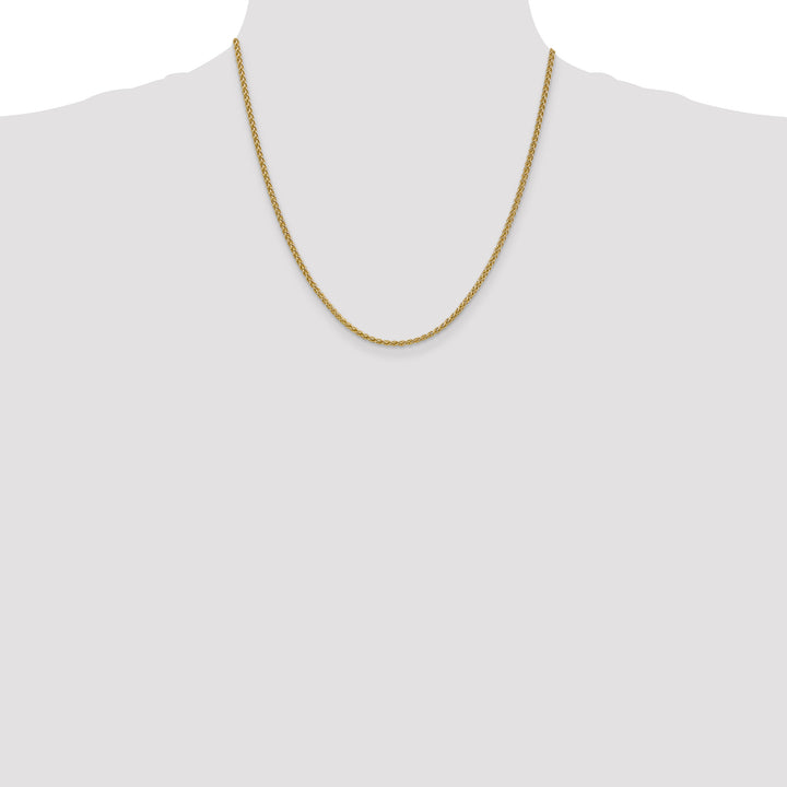 14k 2.1mm Spiga Chain