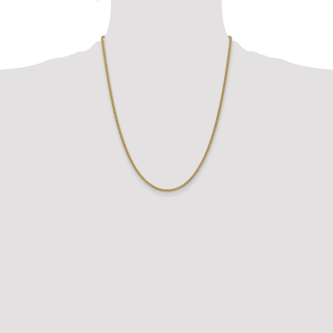 14k 2.1mm Spiga Chain