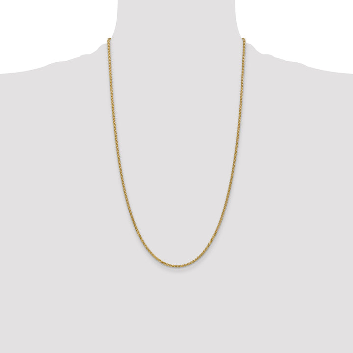 14k 2.1mm Spiga Chain
