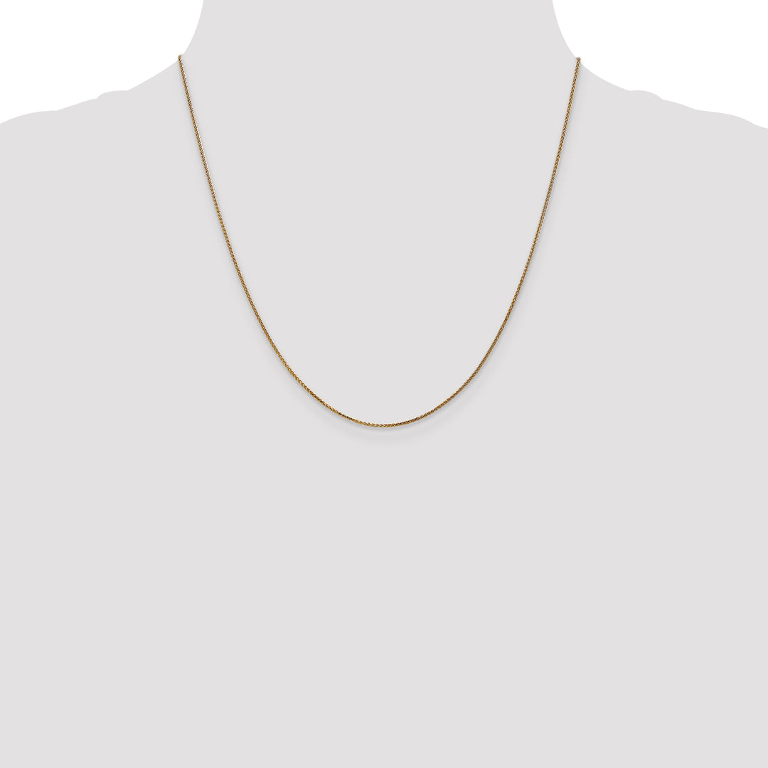 14k 1.05mm D/C Spiga with Spring Ring Clasp Chain